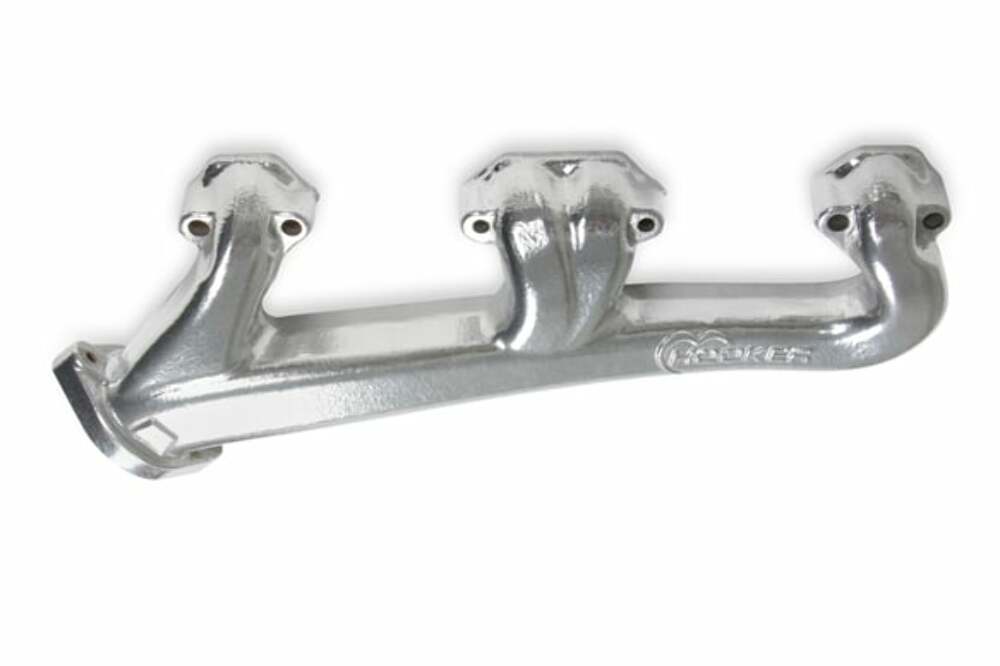 Fits Small Block Chevy,2.5" collector-Silver Ceramic, Exhaust Manifold 8525-1HKR