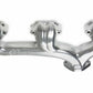 Fits Small Block Chevy,2.5" collector-Silver Ceramic, Exhaust Manifold 8525-1HKR