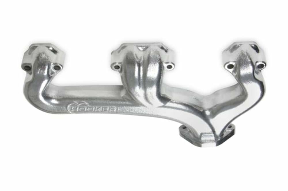 Fits Small Block Chevy,2.5" collector-Silver Ceramic, Exhaust Manifold 8525-1HKR