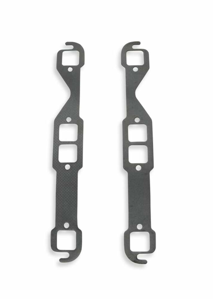 Fits Small Block Chevy,2.5" collector-Silver Ceramic, Exhaust Manifold 8525-1HKR