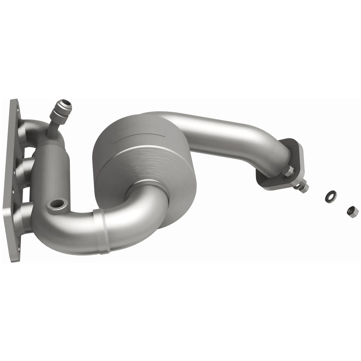 Catalytic Converter with Integrated Exhaust Manifold for HM Grade Federal / EPA Compliant Direct-Fit Manifold Catalytic