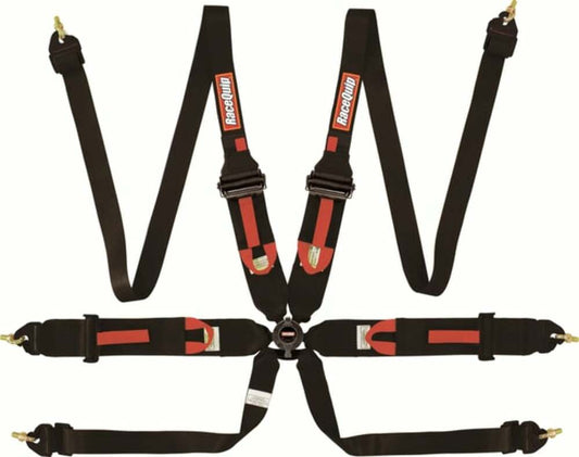 Fia Camlock 6Pt Pull Up Lap Fhr Black - 854004RQP