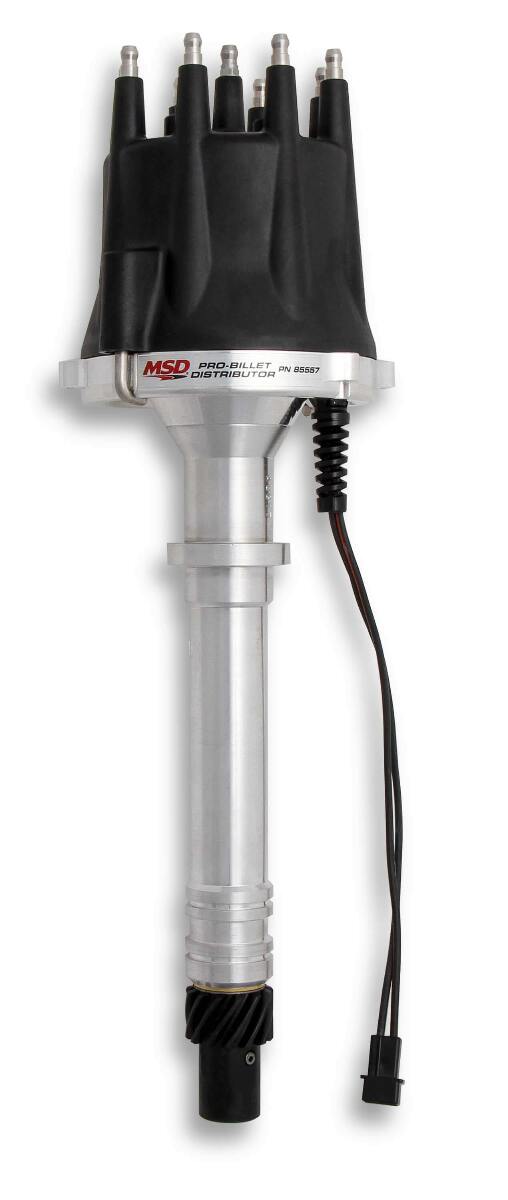 Chevy V8 Pro-Billet Distributor w/Black Cap - 85557