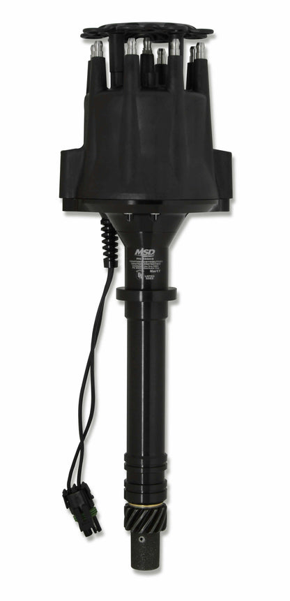 Chevy V8 Marine Certified Distributor-Black - 85603