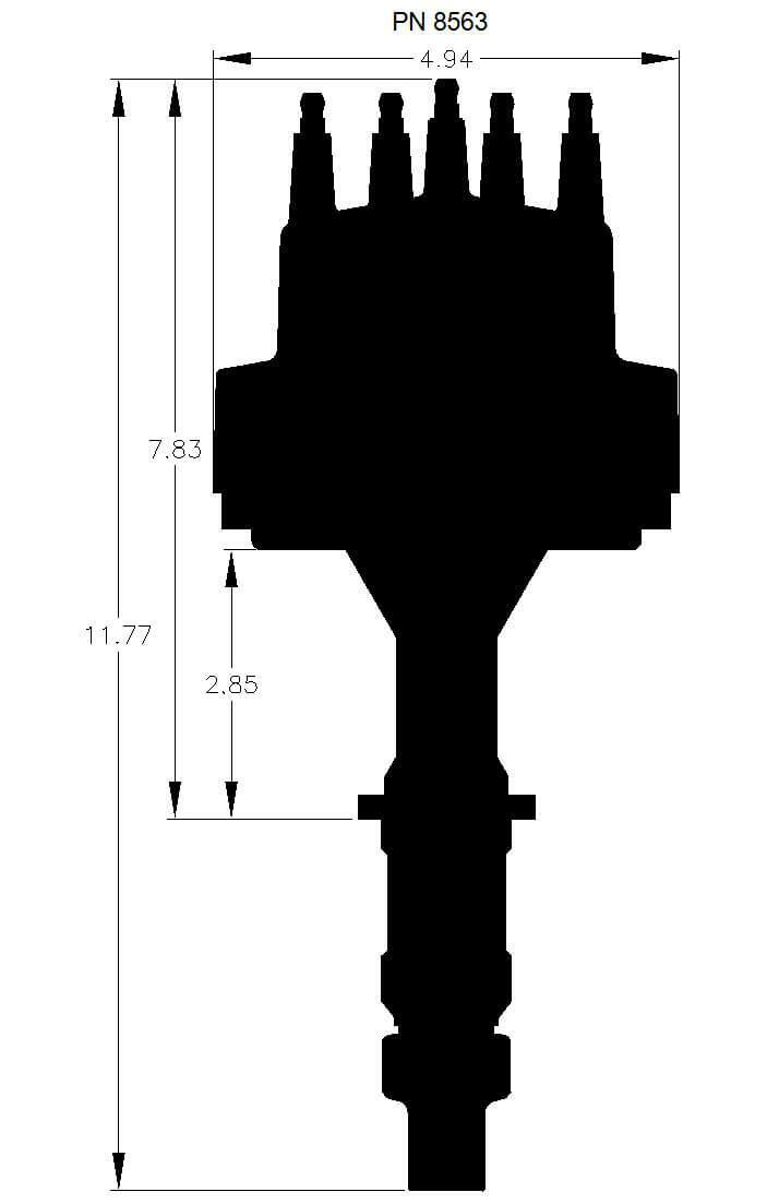 Pontiac V8 350-455 Pro-Billet Distributor - 8563