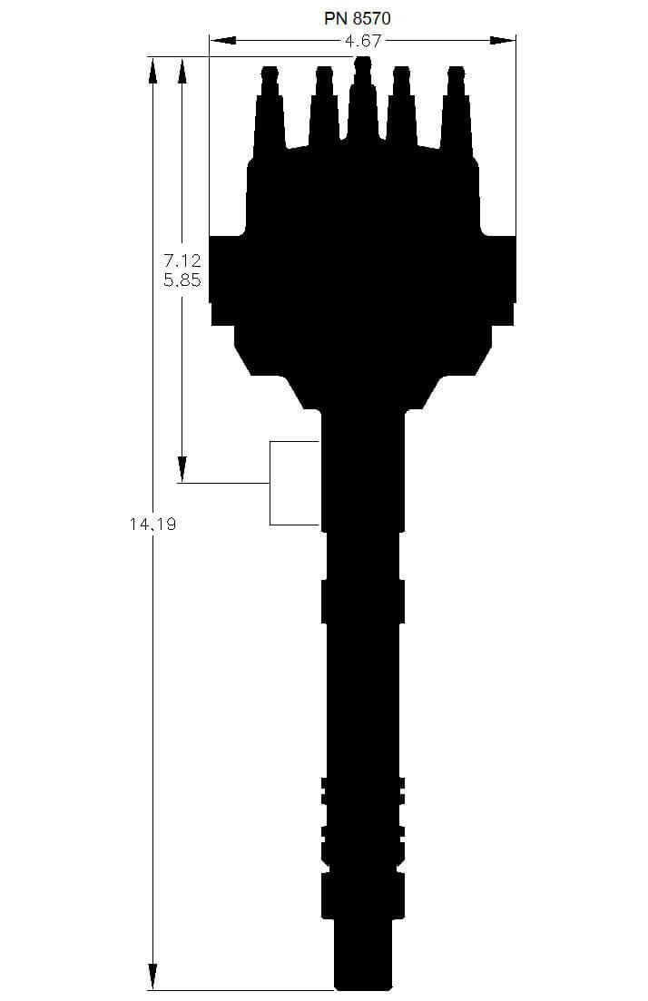 MSD Ignition 8570 Pro-Billet Distributor