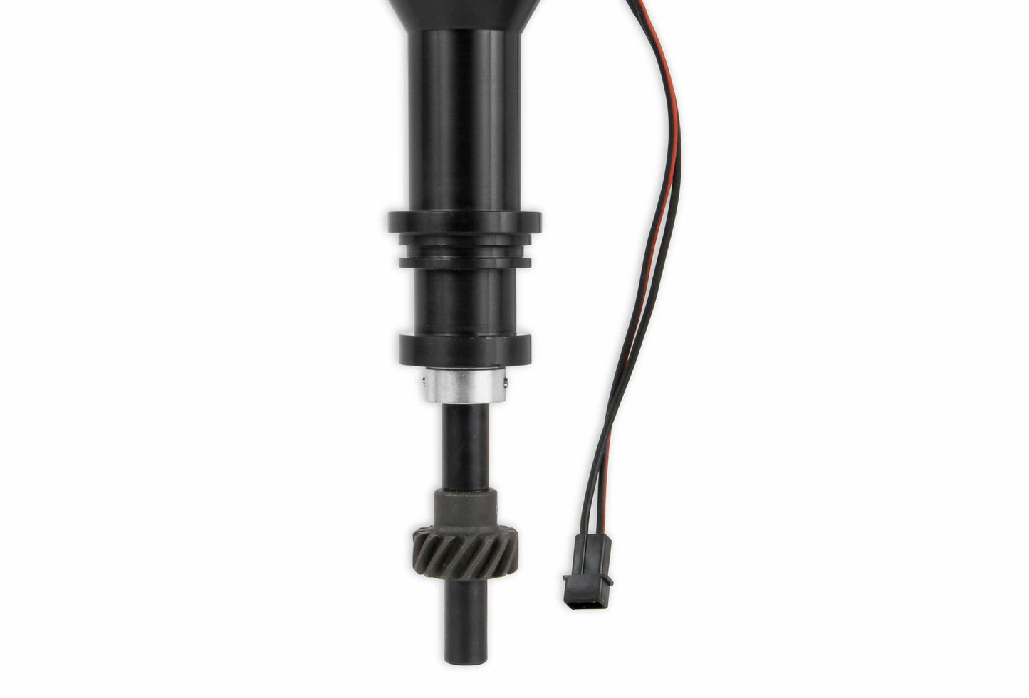 Black Distributor, Ford 351W, Pro-Billet w/Steel Gear - 857831