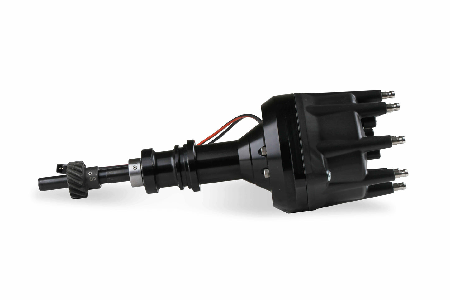 MSD Black Distributor Ford 289-302, Pro Billet, Small Cap, Steel Gear - 857931