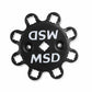 MSD Black Distributor Ford 289-302, Pro Billet, Small Cap, Steel Gear - 857931