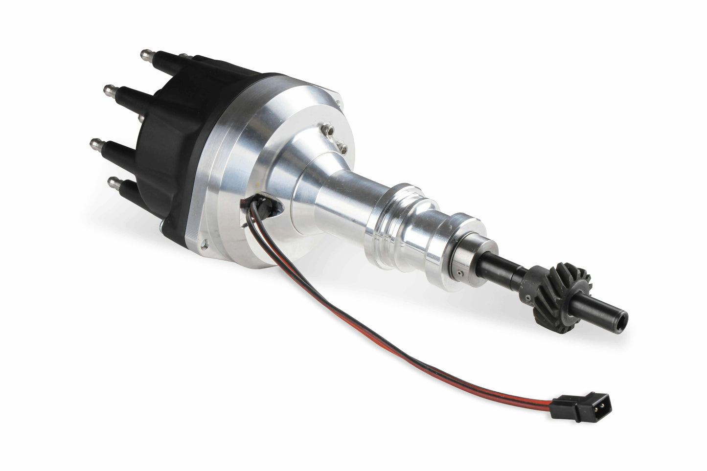 MSD Distributor Ford 289-302, Pro Billet, Small Black Cap, Steel Gear - 857951