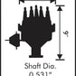 MSD Ignition 8595 Billet Ready-To-Run Distributor Ford FE Engines 332-428