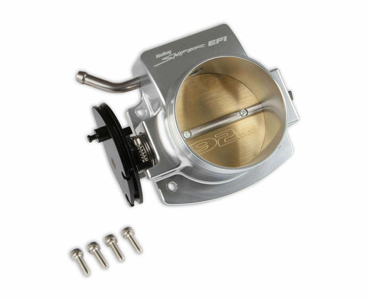 Holley Sniper EFI Throttle Body 860001-1; 92mm Bright Billet Aluminum for LS