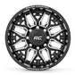 Rough Country 86 Series Wheel; One-Piece; Gloss Black; 20x10; 5x5 -19mm 86201018