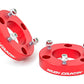 Fits Nissan Titan 2WD/4WD (2004-2024) 2 Inch Leveling Kit; Red Spacers; 863RED