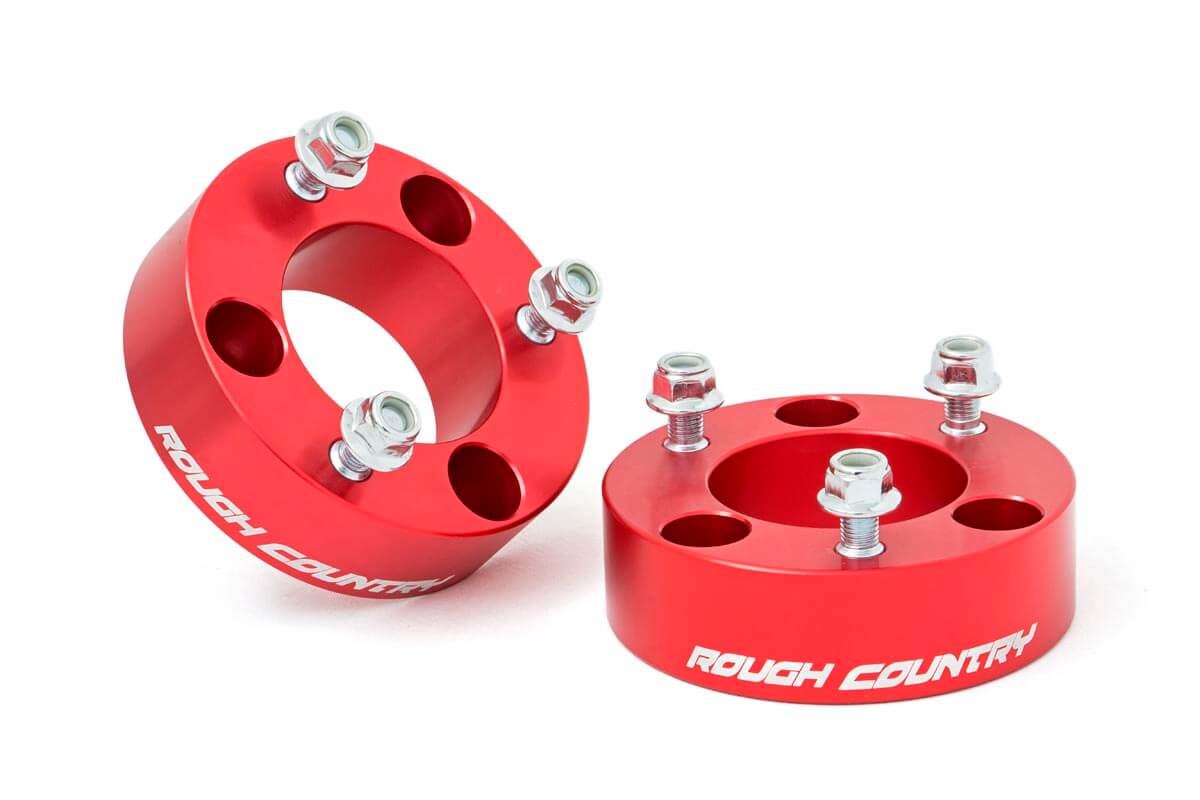 Fits Nissan Frontier (05-24)/Xterra (05-15) 2.5" Leveling Kit Red Spacers 865RED
