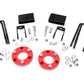 Fits Nissan Titan XD 2WD/4WD (2016-2024) 2 Inch Lift Kit; Red Spacers; 868RED