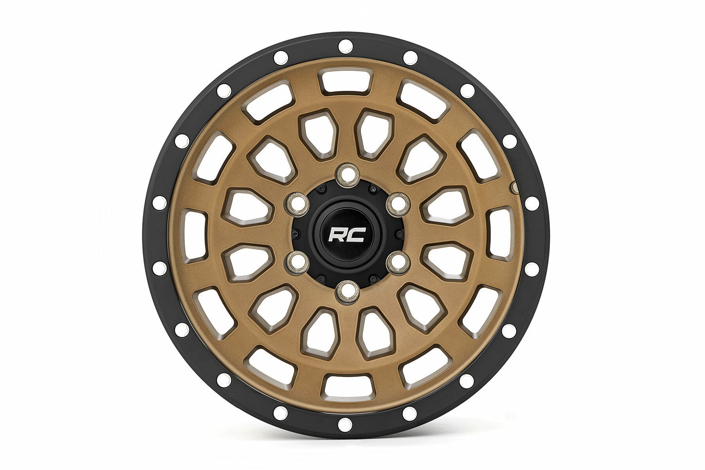 Rough Country 87 Series Wheel Simulated Bronze/Black 17x8.5 5x5 +0mm 87170918