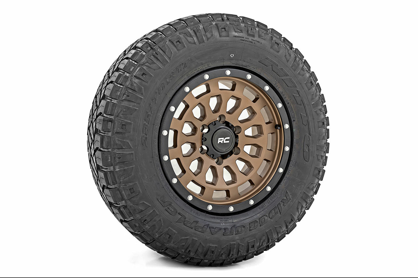 Rough Country 87 Series Wheel Simulated Bronze/Black 17x8.5 5x5 +0mm 87170918