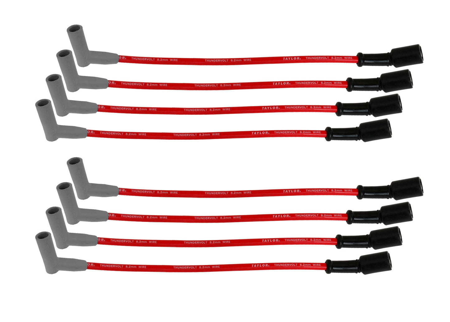 Spark Plug Wire Set Universal 8.2mm Silicone Thundervolt 135? 40 ohm/ft 86246