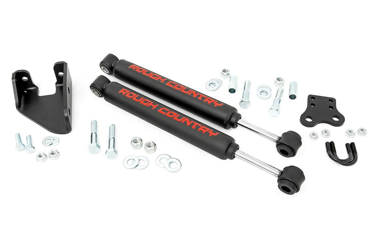 Fits Jeep Wrangler YJ 4WD (1987-1995) Dual Steering Stabilizer 4-6.5" Lift 87307