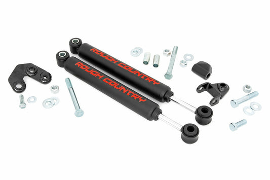 Fits Jeep Cherokee XJ/Comanche MJ Dual Steering Stabilizer 2.5-6.5" 87308
