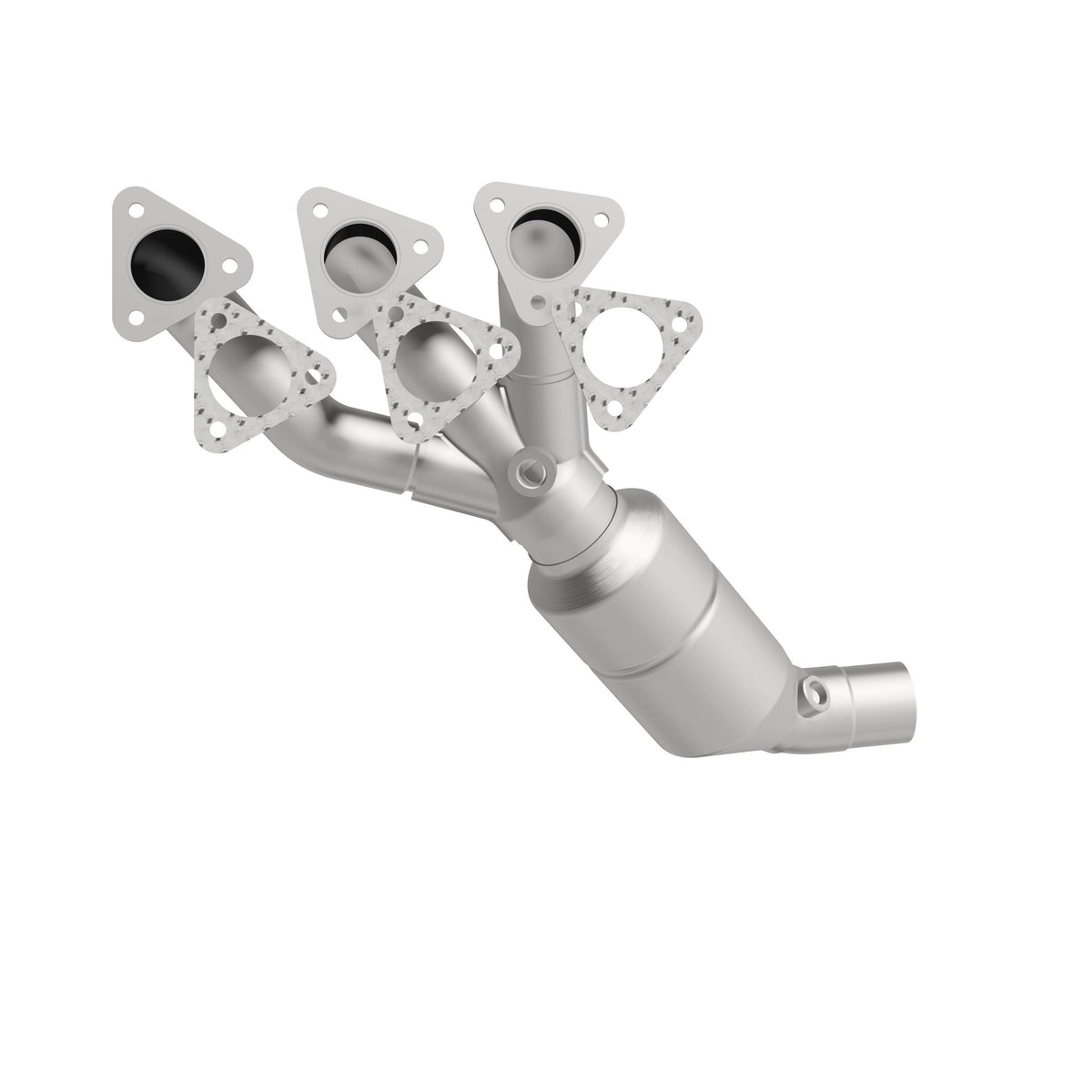 Catalytic Converter with Integrated Exhaust Manifold for HM Grade Federal / EPA Compliant Direct-Fit Manifold Catalytic