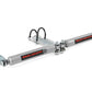 Fits Dodge 1500 4WD (1994-1999) N3 Steering Stabilizer; Dual; 2-8" Lift; 8732130