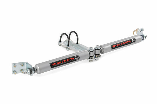 Fits Dodge 1500 4WD (1994-1999) N3 Steering Stabilizer; Dual; 2-8" Lift; 8732130