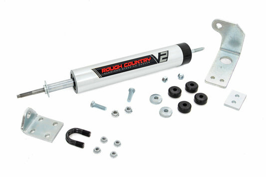 Fits Ford F-150 4WD (1997-2003) V2 Steering Stabilizer; 0-5 Inch Lift; 8734370