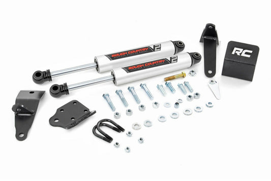 Fits Ram 2500 4WD (2010-2013) V2 Steering Stabilizer; Dual; 2-8" Lift; 8749570