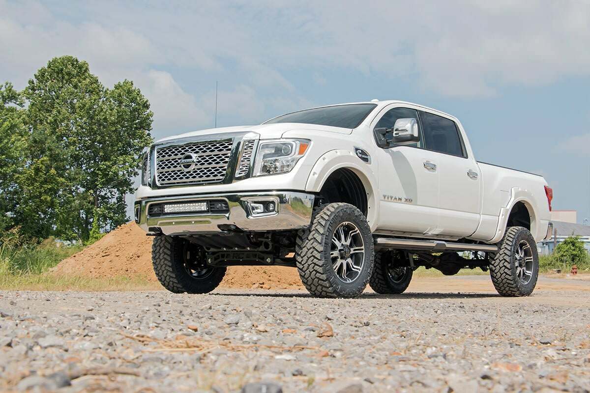 Fits Nissan Titan XD 4WD (2016-2024) 6 Inch Lift Kit; 87730