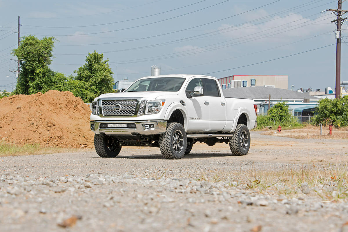 Fits Nissan Titan XD 4WD (2016-2024) 6 Inch Lift Kit; 87730