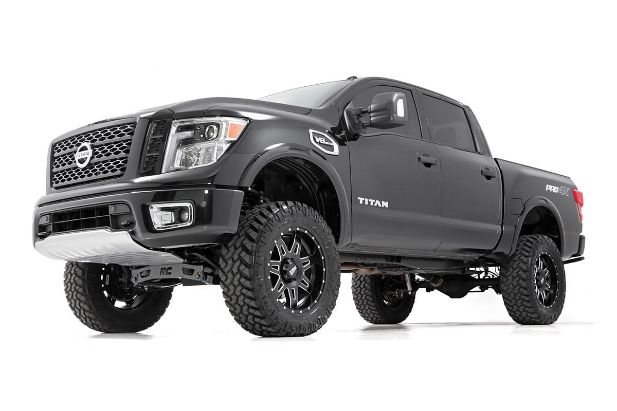 Fits Nissan Titan 4WD (2017-2024) 6 Inch Lift Kit; 87820A