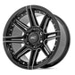 Rough Country 88 Series Wheel; One-Piece; Gloss Black; 17x9; 6x5.5 +0mm 88170012