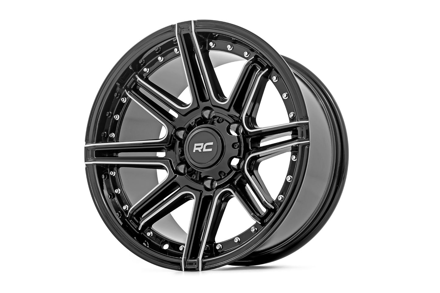 Rough Country 88 Series Wheel; One-Piece; Gloss Black; 17x9; 6x5.5 +0mm 88170012