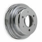 Mr. Gasket Chrome Crankshaft Pulley - Double Groove - 8830MRG