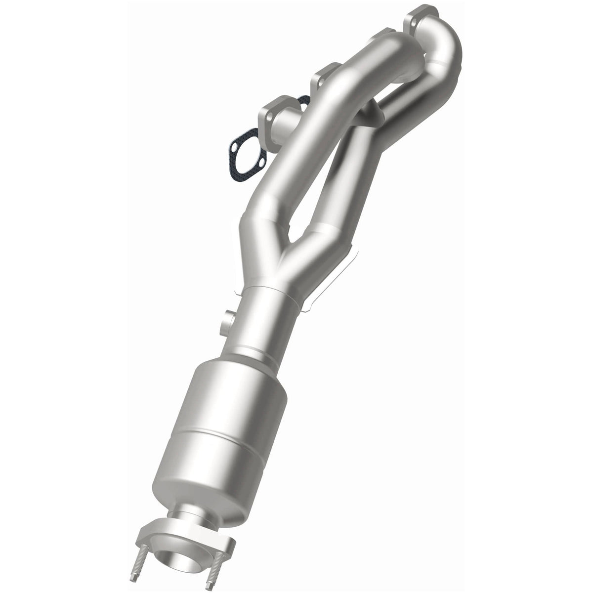 Catalytic Converter with Integrated Exhaust Manifold for HM Grade Federal / EPA Compliant Direct-Fit Manifold Catalytic