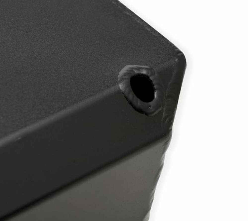 Sniper Fabricated Aluminum Valve Cover - Chrysler Small Block - Black - 890003B