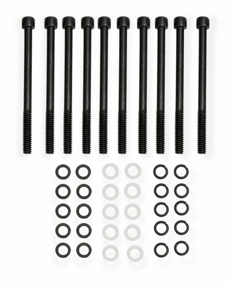 Sniper Fabricated Aluminum Valve Cover - Chrysler Small Block - Black - 890003B