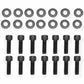 Sniper Alloy Valve Cover w/Baffle for 65-00 Chevy BigBlock 396-454 Black 890004B