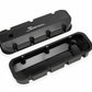 Sniper Alloy Valve Cover w/Baffle for 65-00 Chevy BigBlock 396-454 Black 890004B
