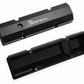 Sniper Fabricated Aluminum Valve Cover - Chevy Small Block - Black - 890010B