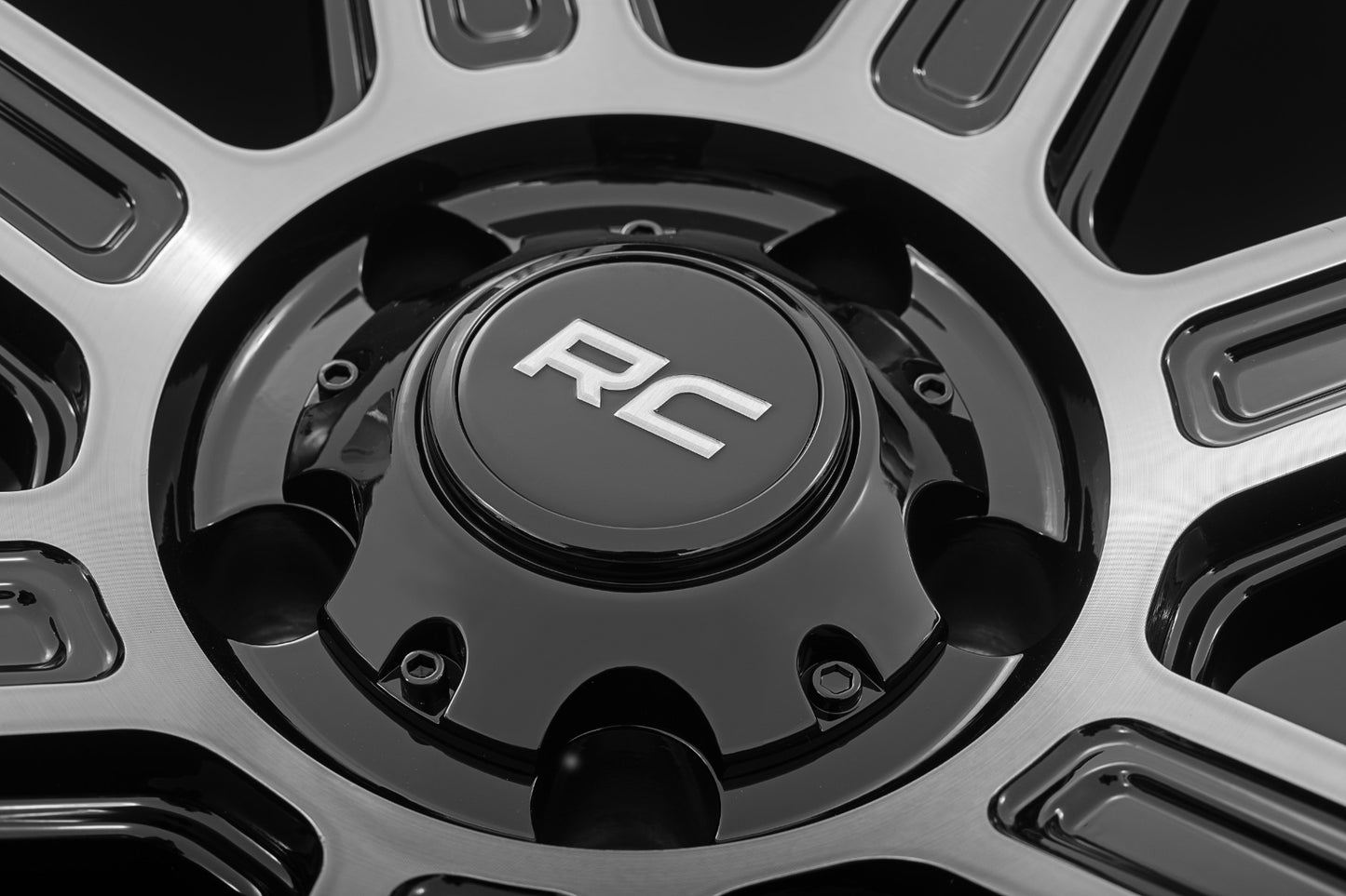 Rough Country 89 Series Wheel Black Machined Gun Metal 17x9 5x4.5 -12mm 89170913