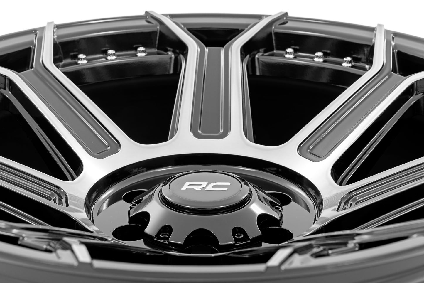 Rough Country 89 Series Wheel Black Machined Gunmetal 20x9 6x5.5 +18mm 89200912