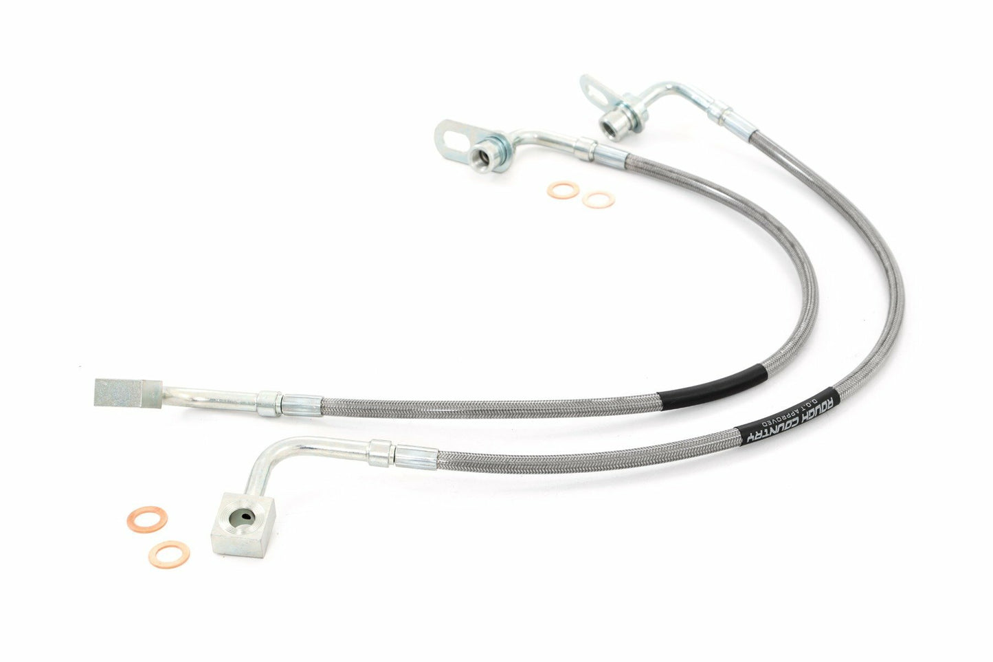 Fits Ram 1500 4WD (2019-2025) Brake Lines; Front; 89309