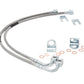 Fits Jeep Wrangler JK (07-18) Brake Lines; S/S; Rear; 4-6" Lift; 89708
