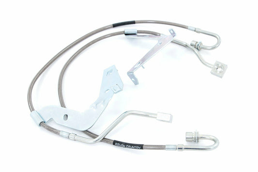 Fits Ford F-250/F-350 SD 4WD (2017-2024) Brake Lines; S/S; Front; 89709