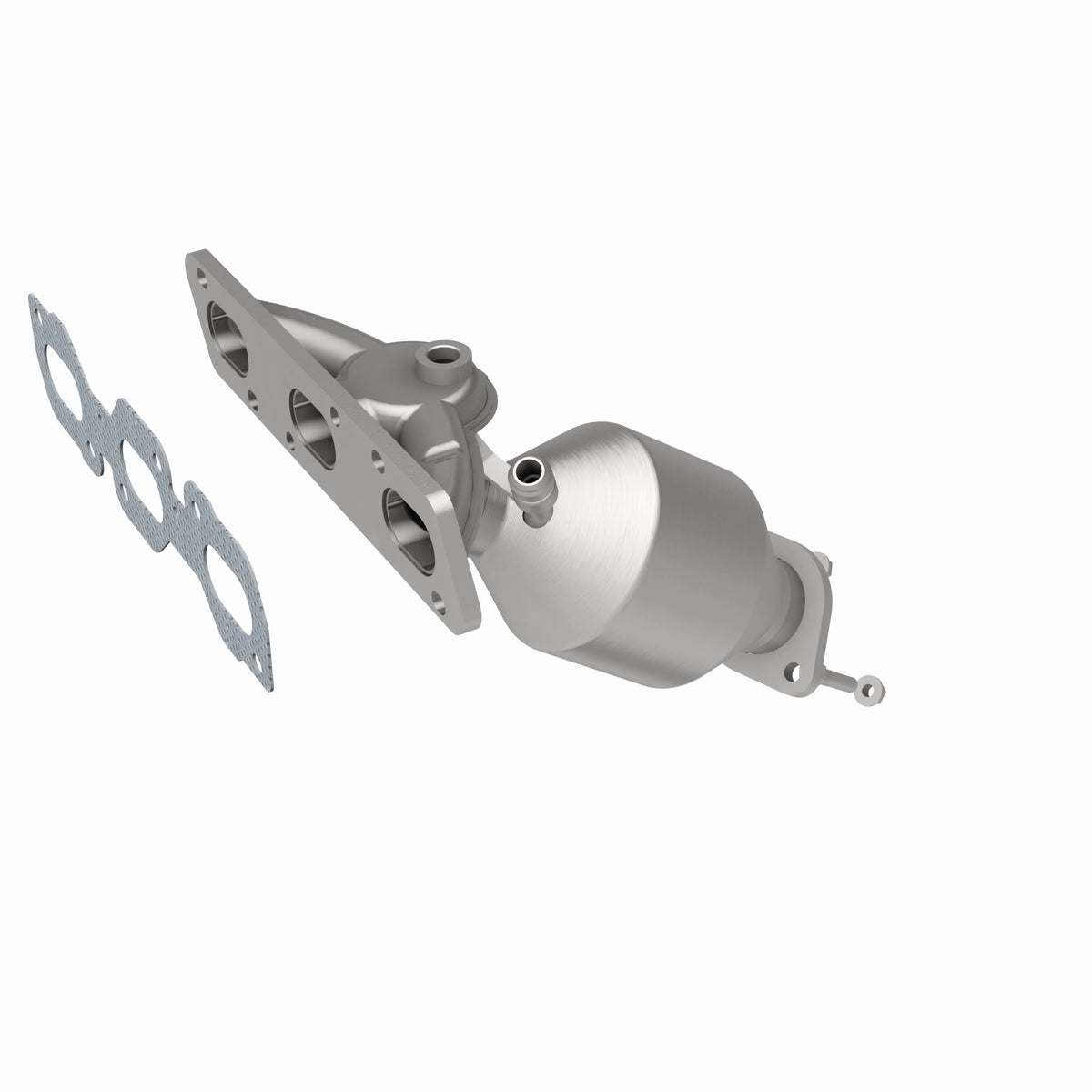Catalytic Converter with Integrated Exhaust Manifold for HM Grade Federal / EPA Compliant Direct-Fit Manifold Catalytic