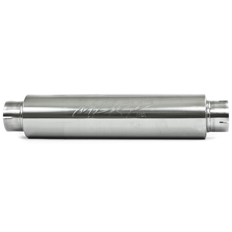 4" inlet/outlet Quiet tone muffler 24" body 6" diameter 30" overall T409-M1004S - Performance Mufflers Car Part People