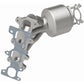 Catalytic Converter with Integrated Exhaust Manifold for HM Grade Federal / EPA Compliant Direct-Fit Manifold Catalytic